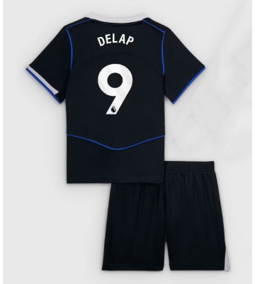 Chelsea Liam Delap #9 Tredje trøje Børn 2025-26 Kort ærmer (+ korte bukser)